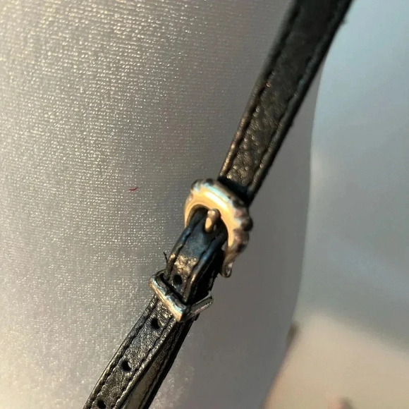 Brighton Crossbody Long Wallet Leather Black and Brown Brighton Heart - Picture 7 of 17